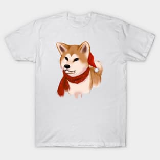 Cute Akita Inu Drawing T-Shirt